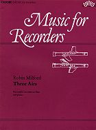 THREE AIRS RECORDER SOLO cover